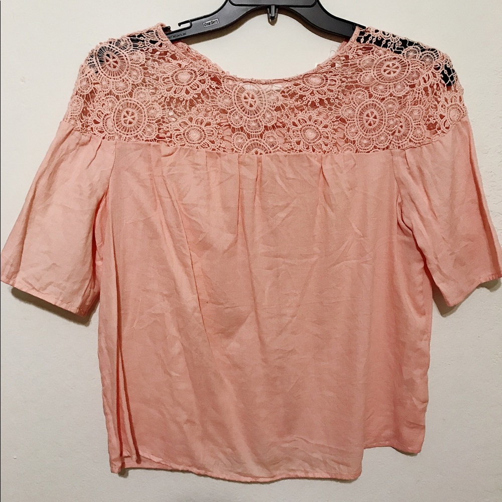 Summer Pink Lace Top (NWT) OLD NAVY